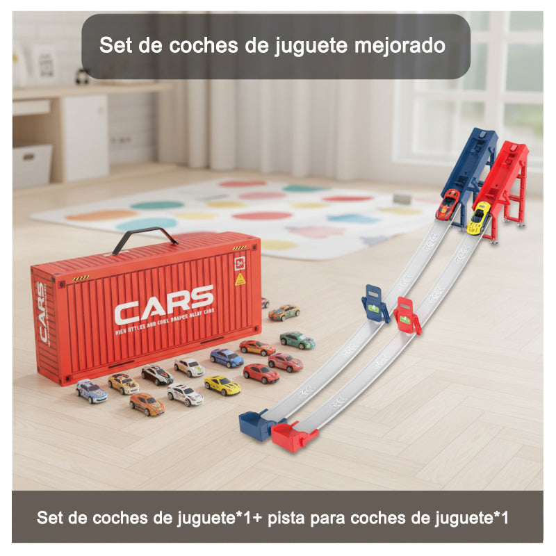 🎅 Promoción de Navidad 50 % DE DESCUENTO 🎁 48 mini coches de juguete con garaje incorporado