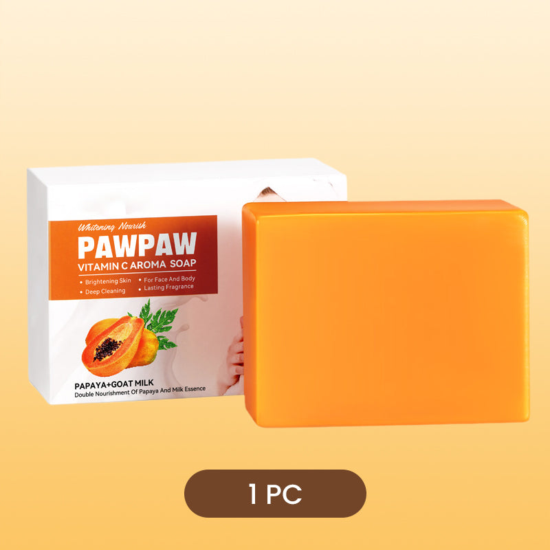 Jabón Artesanal de Leche de Cabra y Papaya con Vitamina C