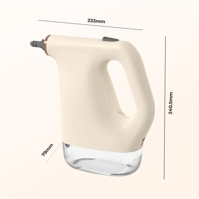 Limpiador a vapor manual multifunción con accesorios