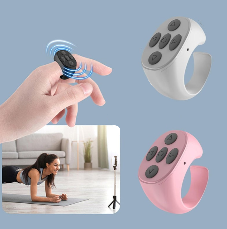Control remoto inalámbrico Bluetooth de anillo