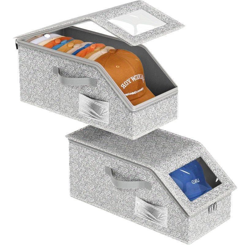 🔥Cajas apilables para gorras de béisbol