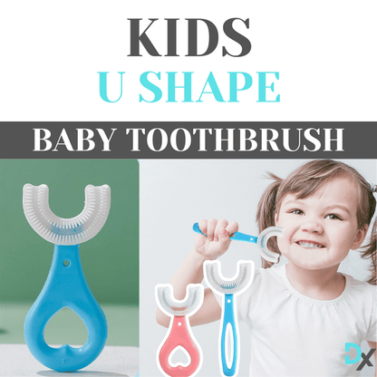 🦷Todos los niños redondeados Cepillo de dientes en forma de U🎁