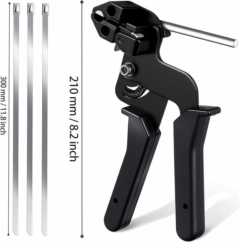 🔥 Kit de bridas de acero inoxidable 304 | 4 veces más resistentes que las de plástico | ¡50 % de descuento en Pro Tool!