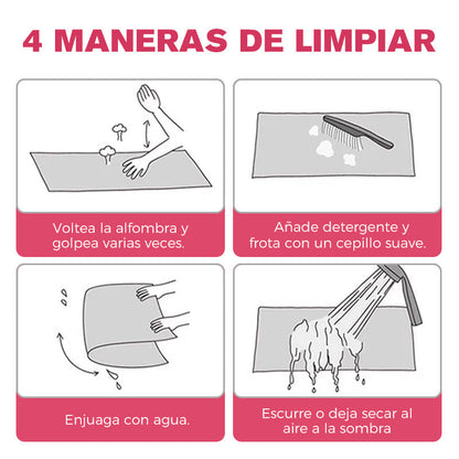 🌺Oferta Por Tiempo Limitado🌺Alfombra Floral de Felpa y Tierra de Diatomeas