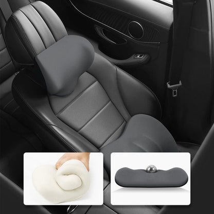 Reposacabezas y cojín lumbar ergonómicos para asientos de coche