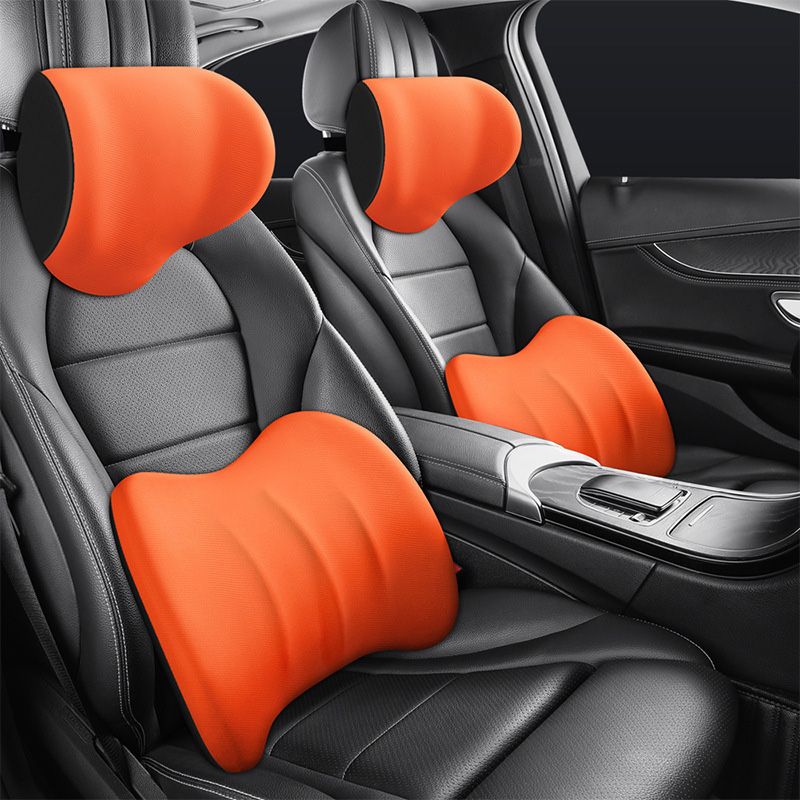 Reposacabezas y cojín lumbar ergonómicos para asientos de coche