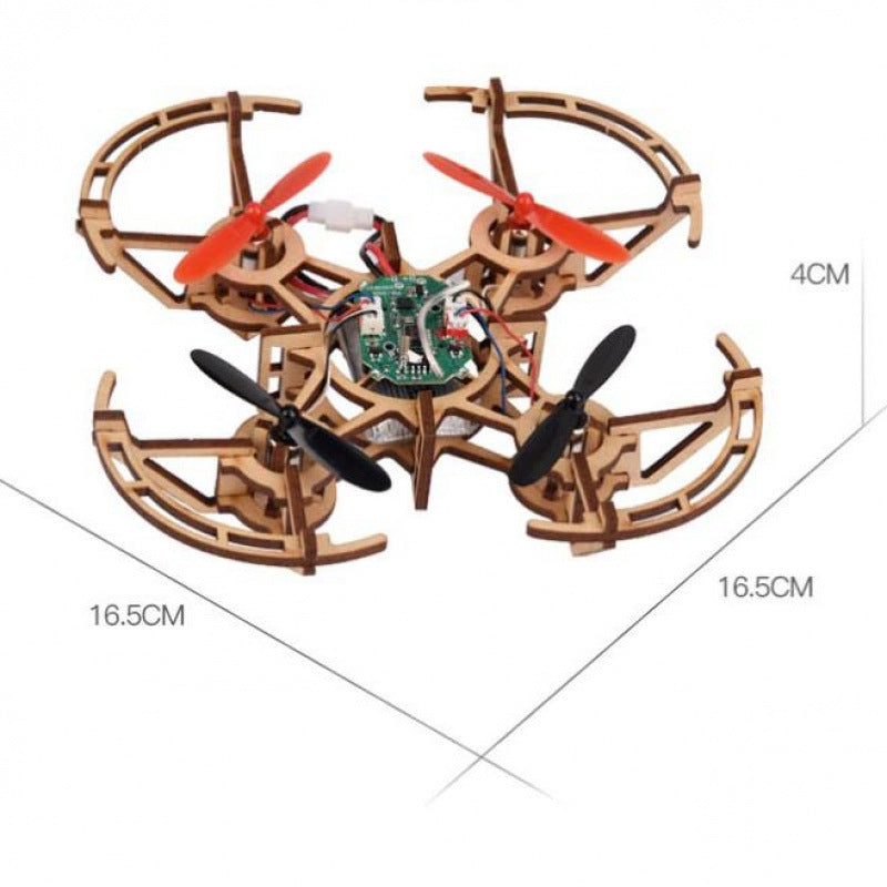 ✈️Kit de bricolaje para niños para construir un dron de madera 🎁💥Envío gratuito🚀