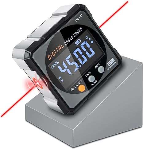 Mini LCD Inclinómetro digital Medidor de ángulo