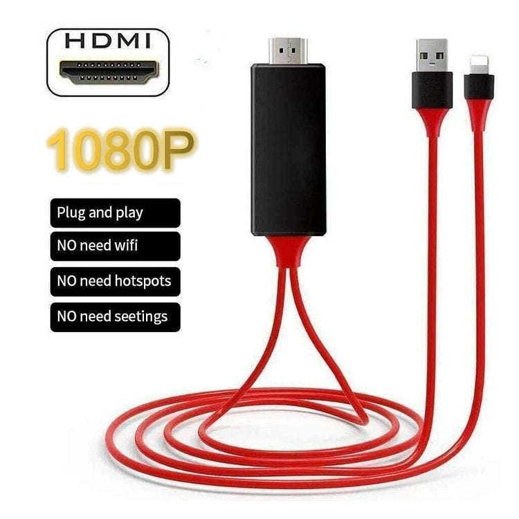 🔥Früher Weihnachtsverkauf – 49 % RABATT🔥1080P HDMI-TV-Kabel ohne Verzögerung 📺Kein Netzwerk für die Bildschirmübertragung erforderlich