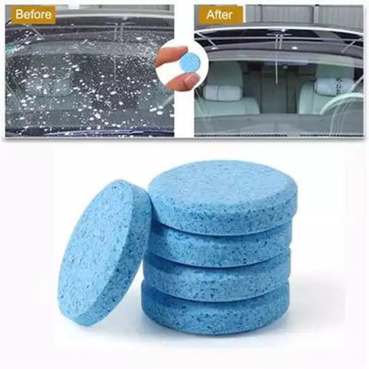 🚗✨Pastillas limpiadoras para cristales de automóviles: limpiador concentrado para el cuidado y la limpieza de limpiaparabrisas🚗💦