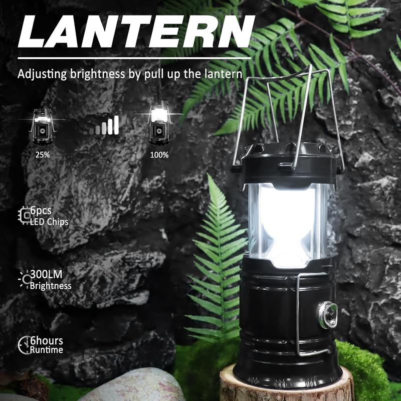 💥 HALV PRIS — KUN I DAG! ⛺️ Genopladelig solcelledrevet campinglygte – sammenklappelig LED, IPX4 vandtæt 💡 Magnetisk fod og sammenklappelig krog 🏔️ Perfekt til camping, vandreture og strømafbrydelser 🔋
