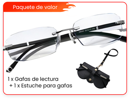 🔥Nuevas gafas de lectura de doble uso antiazules de alta dureza de zafiro✨