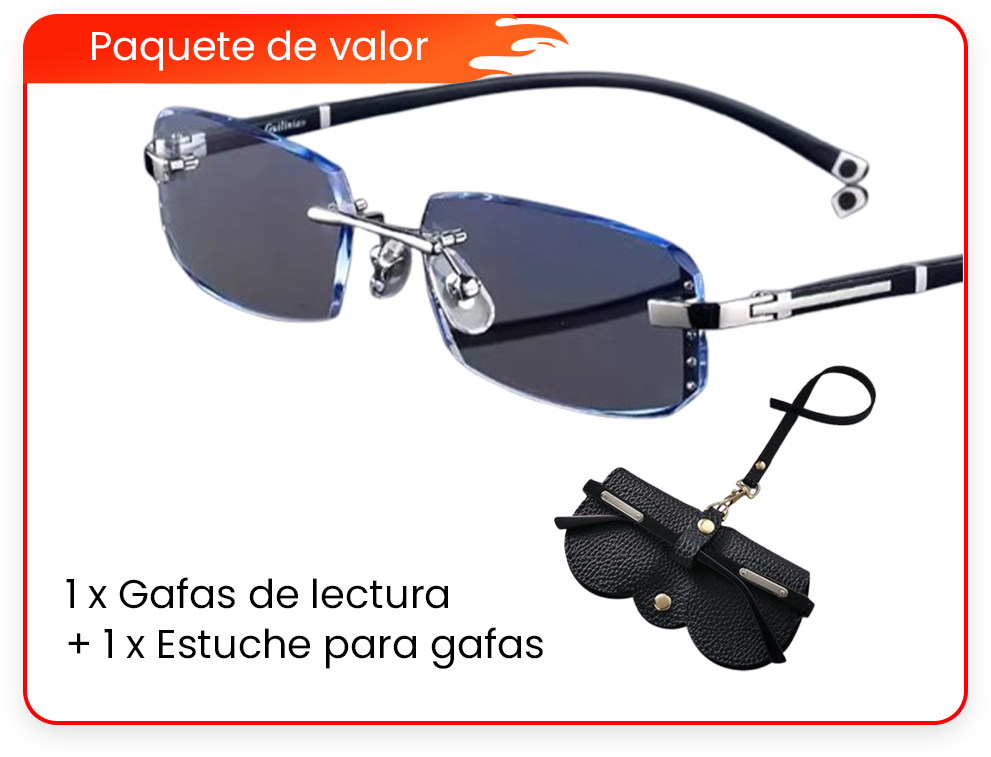 🔥Nuevas gafas de lectura de doble uso antiazules de alta dureza de zafiro✨