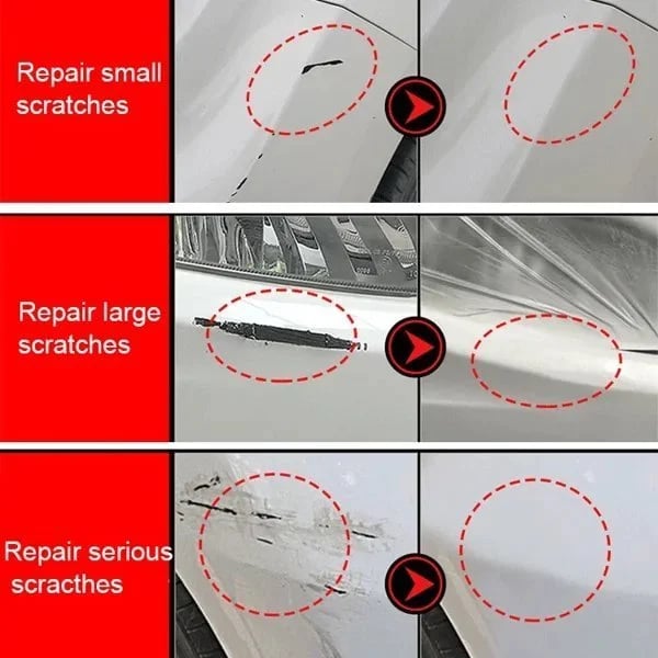 Reparación en spray para rayones de coche (Adecuado para pintura de coches de todos los colores)
