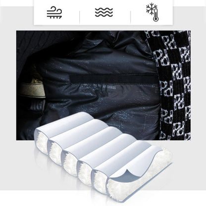 Abrigo cálido de longitud media para hombre | Plumón grueso, diseño elegante