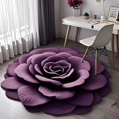 🌺Oferta Por Tiempo Limitado🌺Alfombra Floral de Felpa y Tierra de Diatomeas