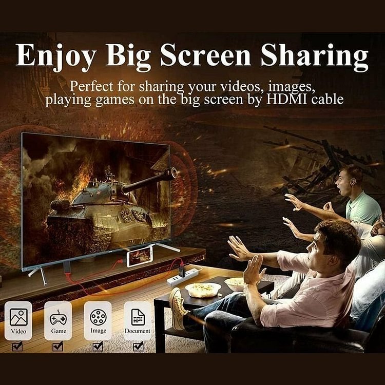 🔥Früher Weihnachtsverkauf – 49 % RABATT🔥1080P HDMI-TV-Kabel ohne Verzögerung 📺Kein Netzwerk für die Bildschirmübertragung erforderlich