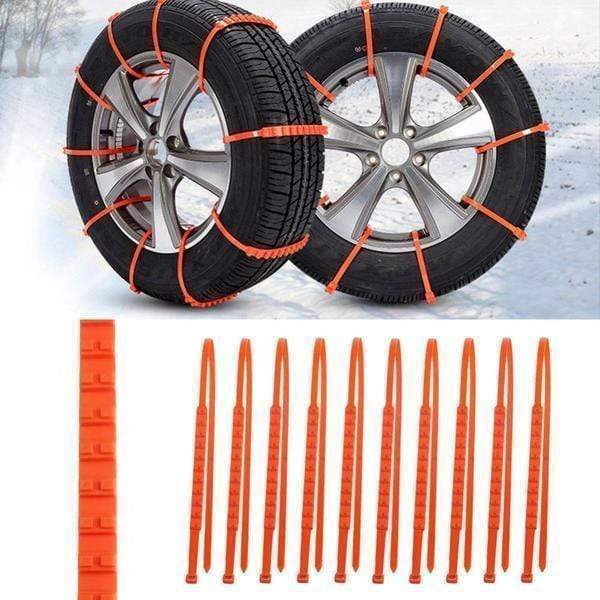 💥 Cadenas de nieve reutilizables para coches