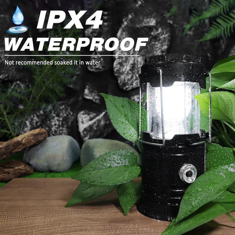 💥 HALV PRIS — KUN I DAG! ⛺️ Genopladelig solcelledrevet campinglygte – sammenklappelig LED, IPX4 vandtæt 💡 Magnetisk fod og sammenklappelig krog 🏔️ Perfekt til camping, vandreture og strømafbrydelser 🔋