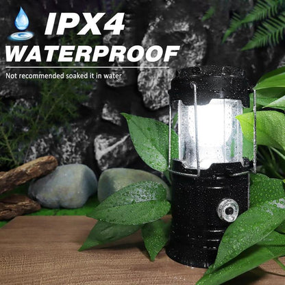 💥 HALV PRIS — KUN I DAG! ⛺️ Genopladelig solcelledrevet campinglygte – sammenklappelig LED, IPX4 vandtæt 💡 Magnetisk fod og sammenklappelig krog 🏔️ Perfekt til camping, vandreture og strømafbrydelser 🔋