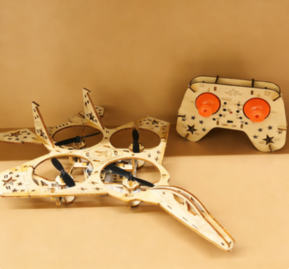 ✈️Kit de bricolaje para niños para construir un dron de madera 🎁💥Envío gratuito🚀