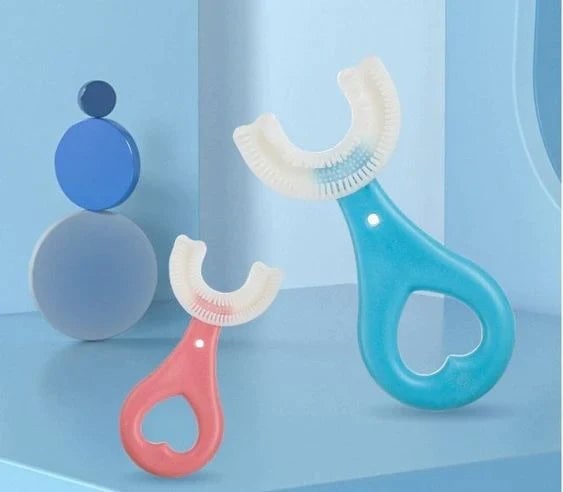 🦷Todos los niños redondeados Cepillo de dientes en forma de U🎁