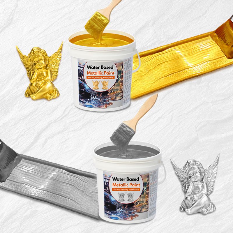 🔥Pintura con base de agua en pan de oro para arte, pintura y manualidades