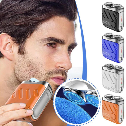 🔥 ¡Último día 50% de descuento!🔥 Afeitadora eléctrica portátil rotativa de doble anillo