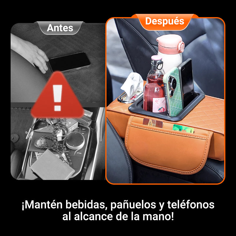 🚗💺Almohadilla multifuncional para reposabrazos – ¡Comodidad y práctica en tu auto!（Envío gratuito para 2 piezas））