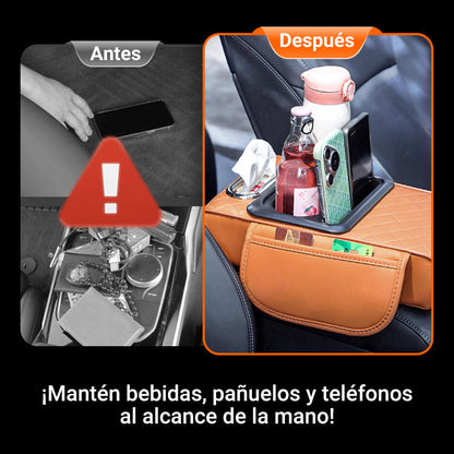 🚗💺Almohadilla multifuncional para reposabrazos – ¡Comodidad y práctica en tu auto!（Envío gratuito para 2 piezas））