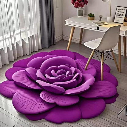 🌺Oferta Por Tiempo Limitado🌺Alfombra Floral de Felpa y Tierra de Diatomeas