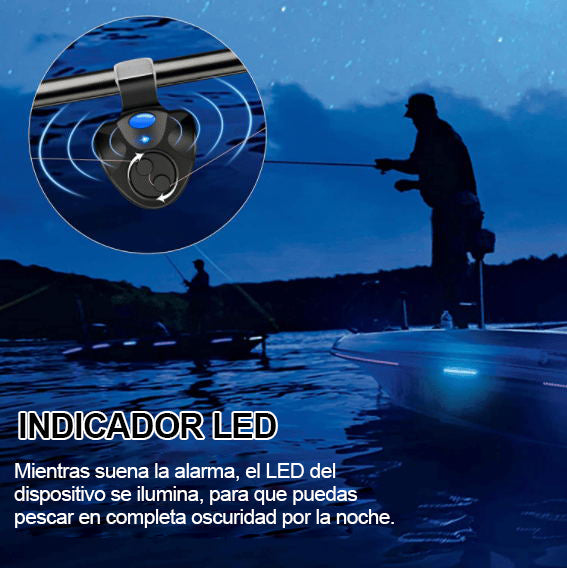 Oferta de primavera-49% RABATT - Alarma de picada inteligente para la pesca