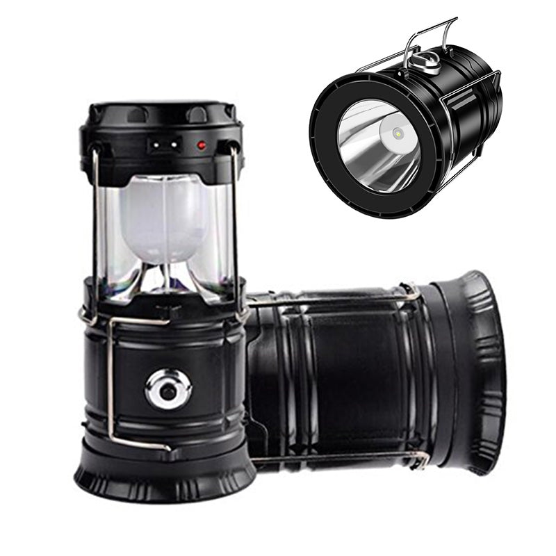 💥 HALV PRIS — KUN I DAG! ⛺️ Genopladelig solcelledrevet campinglygte – sammenklappelig LED, IPX4 vandtæt 💡 Magnetisk fod og sammenklappelig krog 🏔️ Perfekt til camping, vandreture og strømafbrydelser 🔋