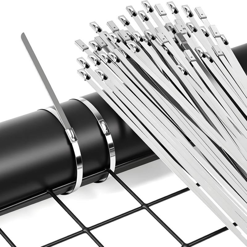 🔥 Kit de bridas de acero inoxidable 304 | 4 veces más resistentes que las de plástico | ¡50 % de descuento en Pro Tool!