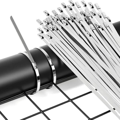 🔥 Kit de bridas de acero inoxidable 304 | 4 veces más resistentes que las de plástico | ¡50 % de descuento en Pro Tool!