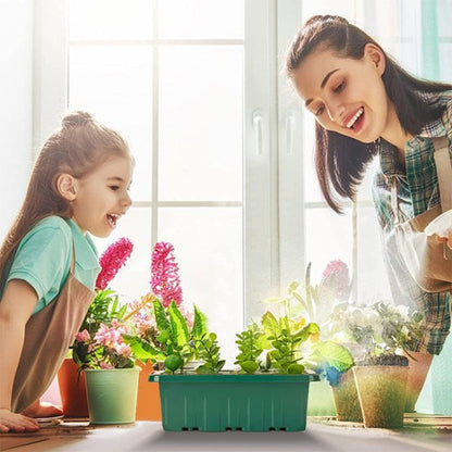 🌱 Bandejas de Cultivo con Luz de Crecimiento – Temporizador, Ajuste de Humedad, Drenaje, Ideal para Germinación de Semillas 50% OFF