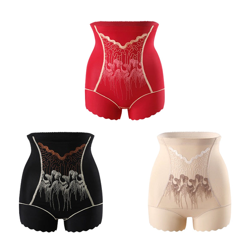 Pantalones cortos moldeadores de cintura alta para muje