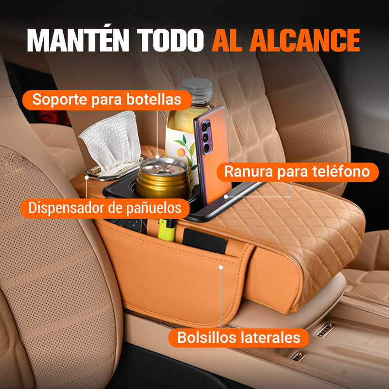 🚗💺Almohadilla multifuncional para reposabrazos – ¡Comodidad y práctica en tu auto!（Envío gratuito para 2 piezas））