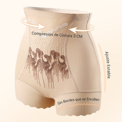 Pantalones cortos moldeadores de cintura alta para muje