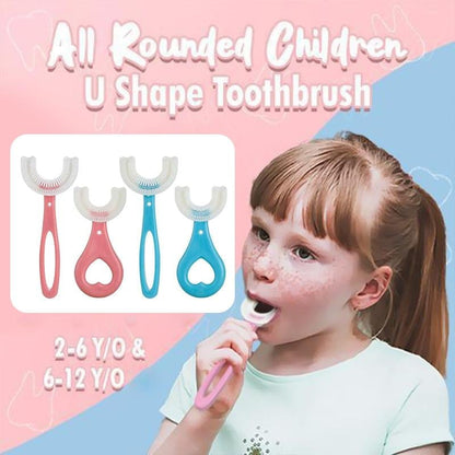 🦷Todos los niños redondeados Cepillo de dientes en forma de U🎁