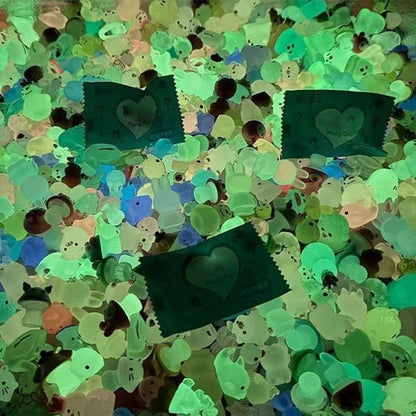 Blind Bag Mini Figuras Luminosas de Animales de Resina - 10PCS/Set