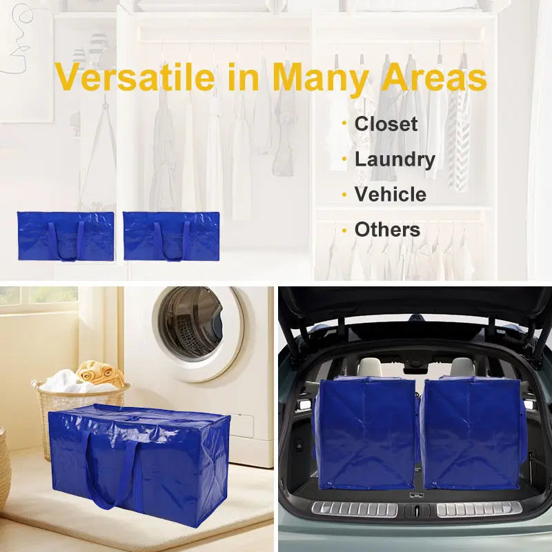 🏠¡OFERTA DE AÑO NUEVO!🛍️ Bolsa multifuncional y resistente XL para almacenamiento y mudanzas ✈️