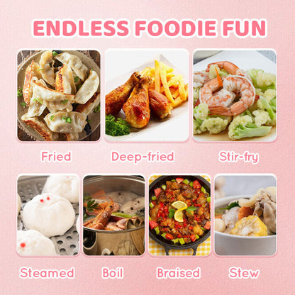 🎁[El mejor regalo para niños]🍳Mini juguetes de cocina de cocina real para niños - Juego de 22 piezas