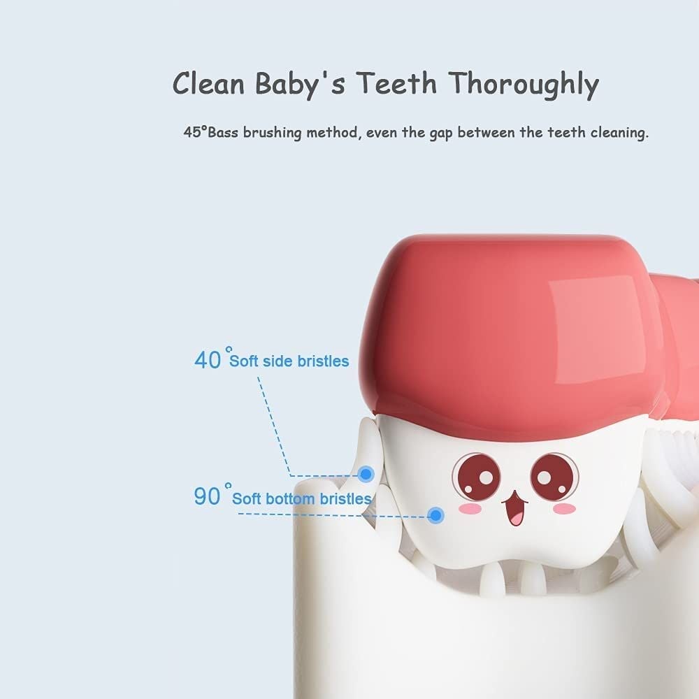 🦷Todos los niños redondeados Cepillo de dientes en forma de U🎁
