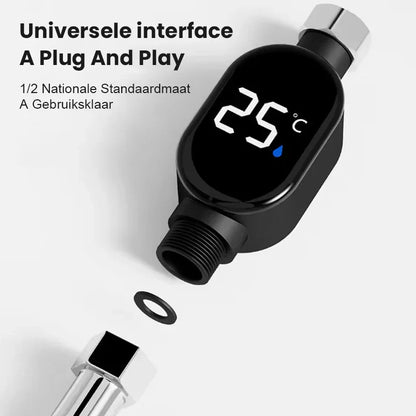 💧Ducha thermometer🌡️ No más conjeturas - ¡Temperatura instantánea! 🚿