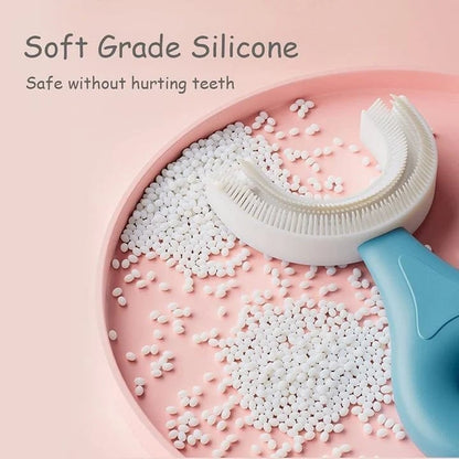 🦷Todos los niños redondeados Cepillo de dientes en forma de U🎁