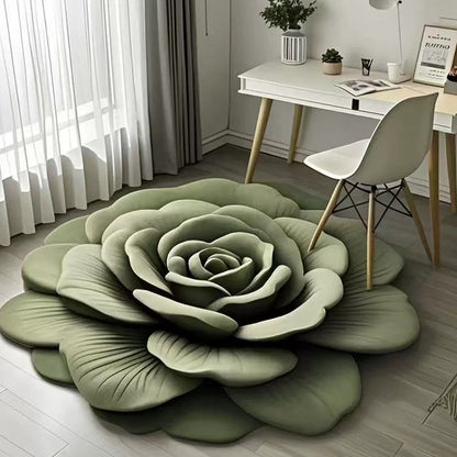 🌺Oferta Por Tiempo Limitado🌺Alfombra Floral de Felpa y Tierra de Diatomeas