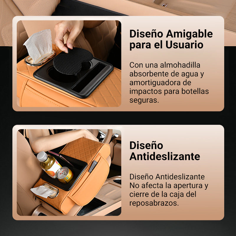 🚗💺Almohadilla multifuncional para reposabrazos – ¡Comodidad y práctica en tu auto!（Envío gratuito para 2 piezas））