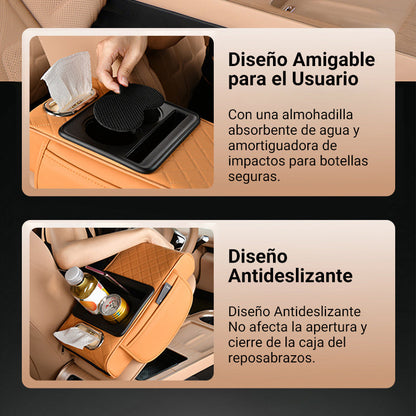 🚗💺Almohadilla multifuncional para reposabrazos – ¡Comodidad y práctica en tu auto!（Envío gratuito para 2 piezas））