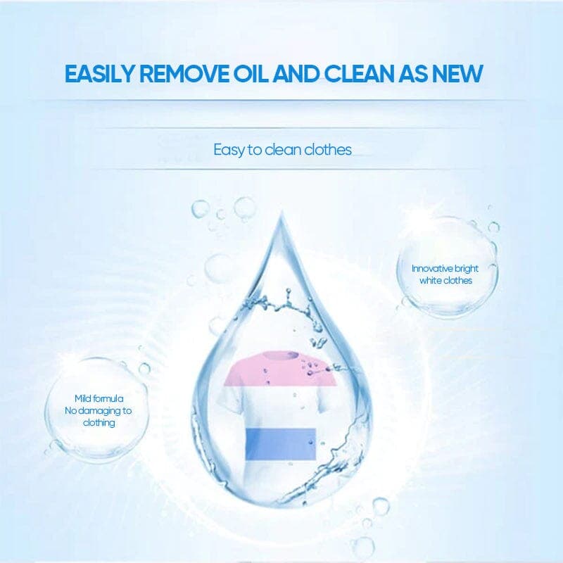Quitamanchas de cera con enzimas activas - Protector de camisa blanco